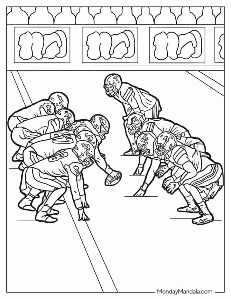 42 Football Coloring Pages Free PDF Printables 
