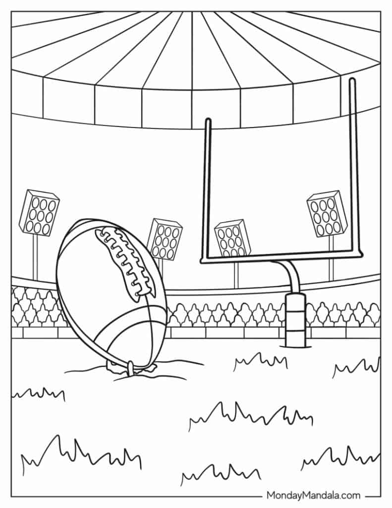42 Football Coloring Pages Free PDF Printables 42 Football Coloring Pages Free PDF Printables