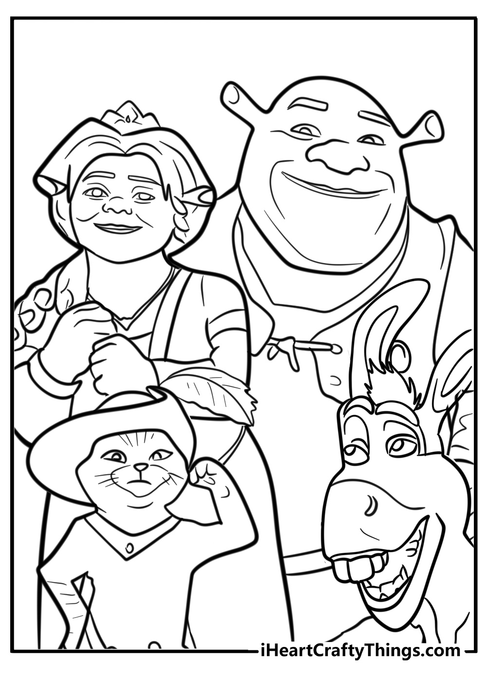 44 New Shrek Coloring Pages 100 Free To Print 