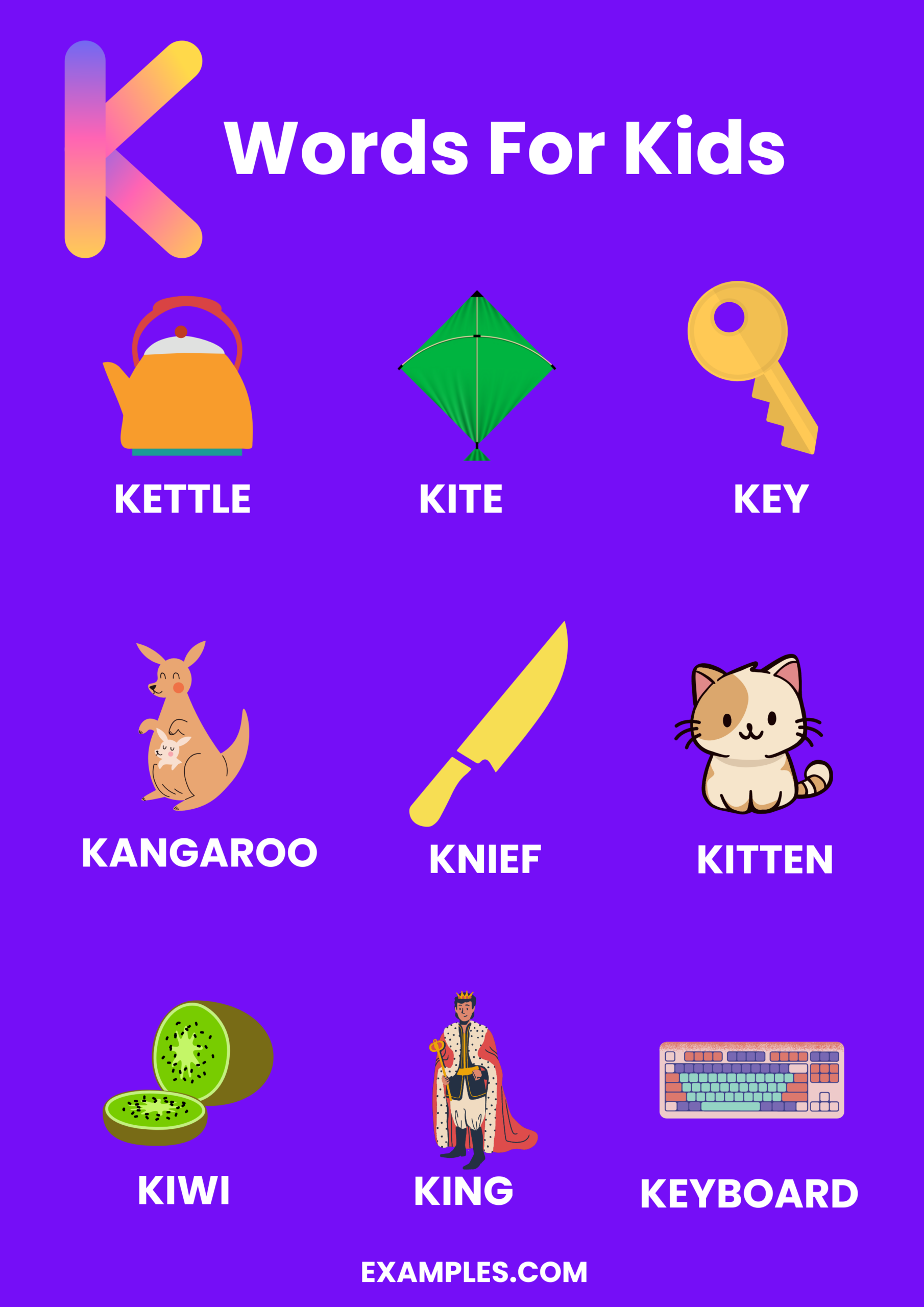 450 K Words List Meaning PDF