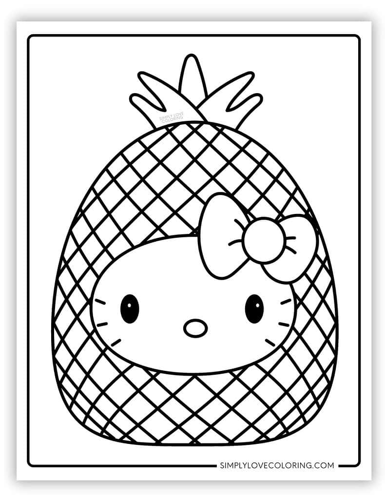 48 Squishmallow Sanrio Coloring Pages Free PDF Printables Simply Love Coloring