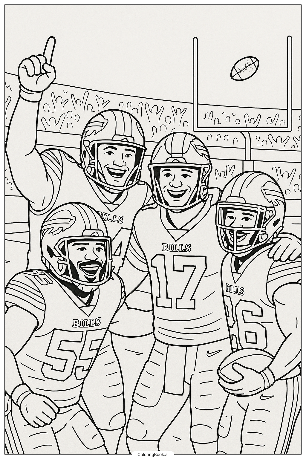 50 Buffalo Bills Coloring Pages Free PDF PNG Printables 