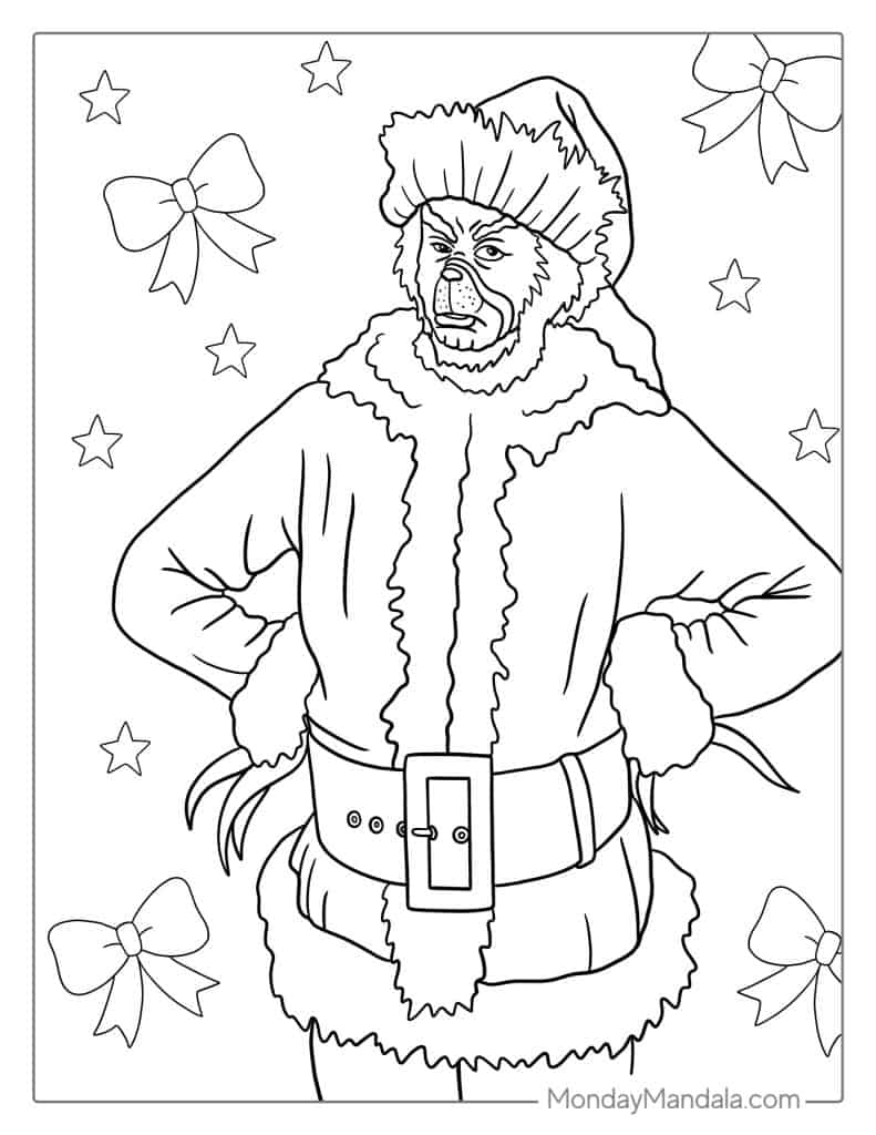 51 Grinch Coloring Pages Free PDF Printables 