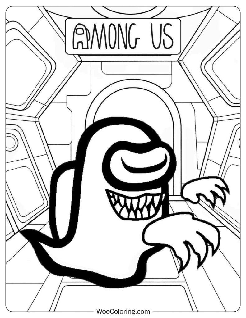 52 Among Us Coloring Pages Free PDF To Print Woo Coloring