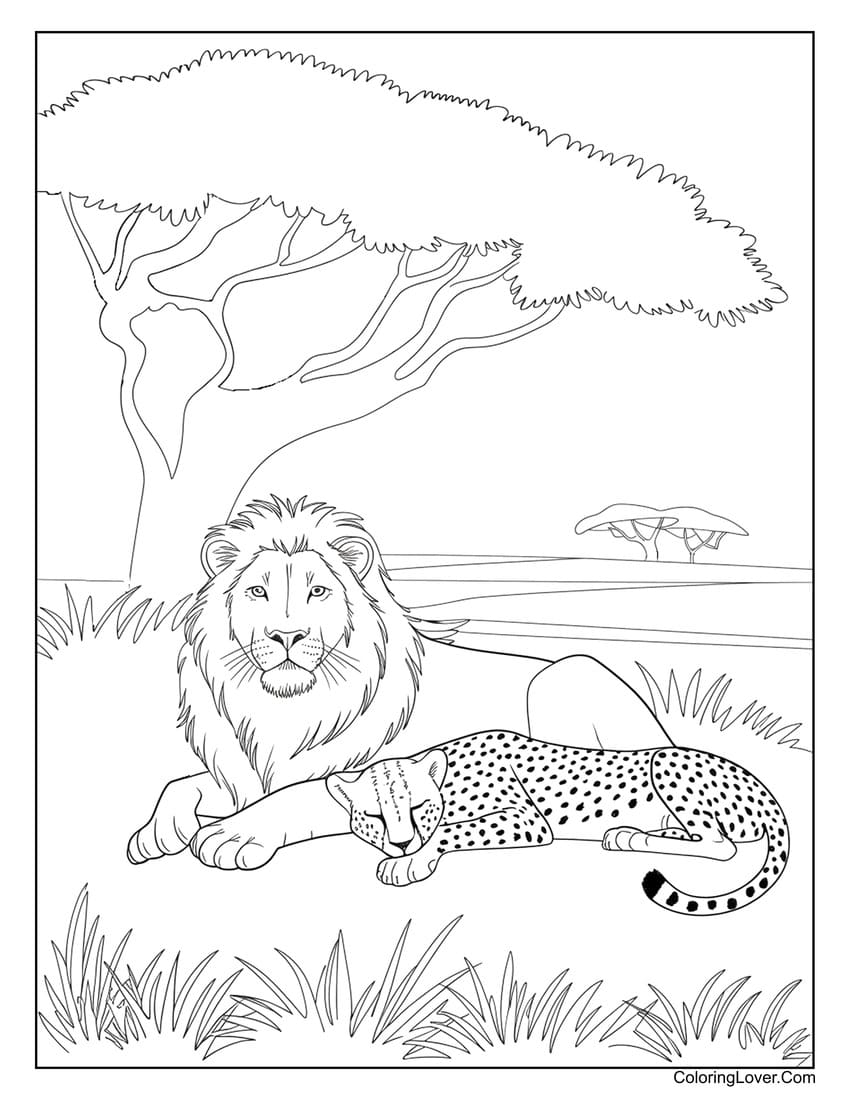 54 Lion Coloring Pages Free Printables For All Ages 