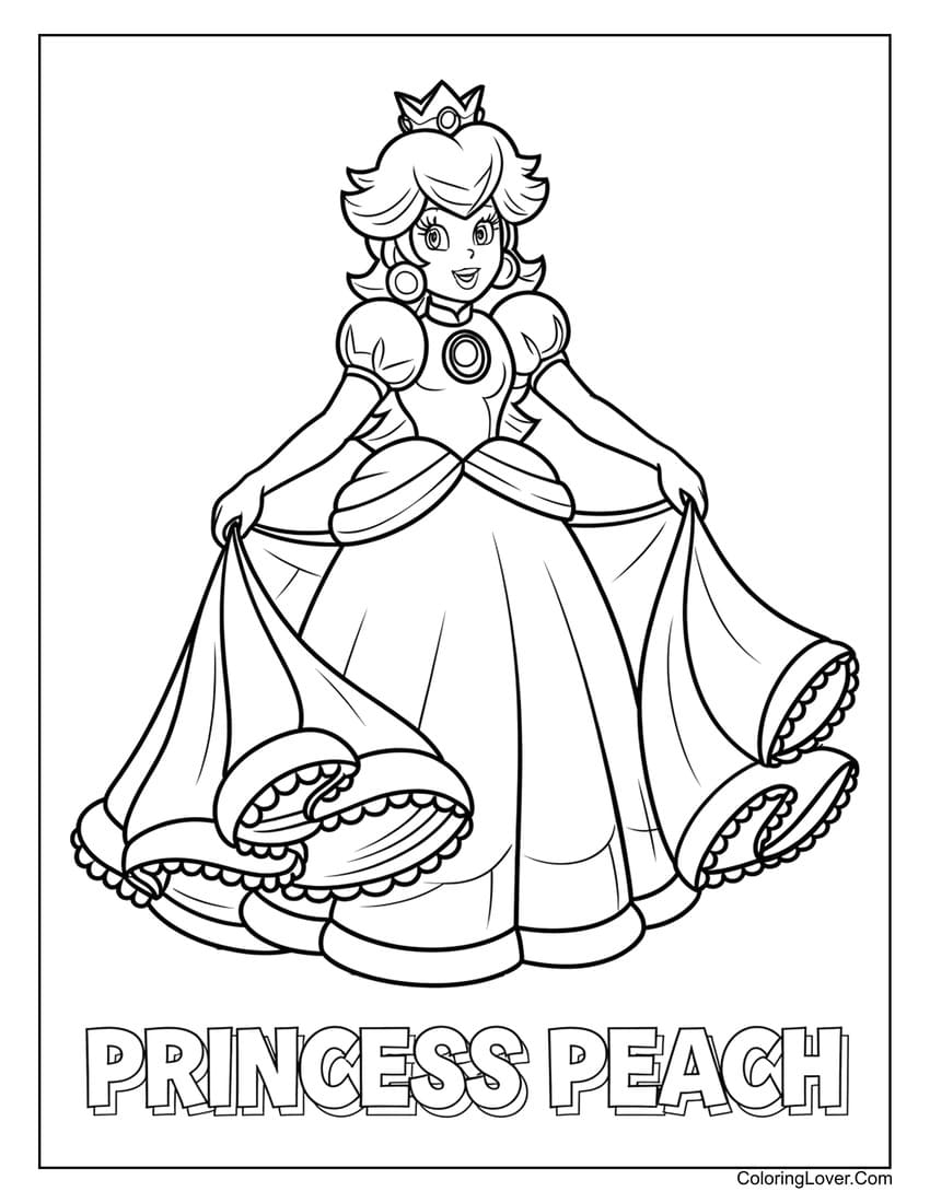 56 Super Mario Coloring Pages Free Printables For All Ages