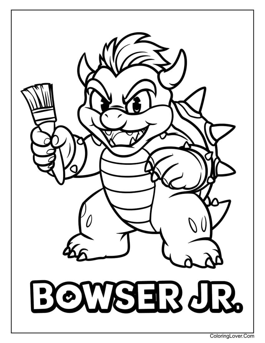 56 Super Mario Coloring Pages Free Printables For All Ages 