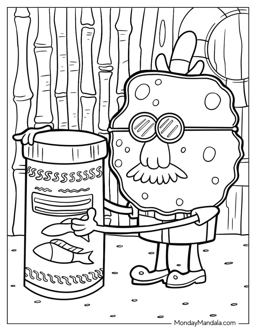 58 SpongeBob Coloring Pages Free PDF Printables 