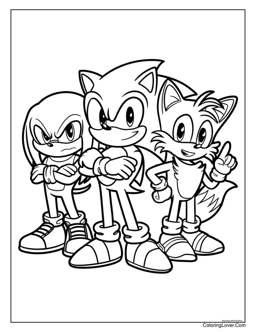 64 Sonic Coloring Pages Free Printables For All Ages