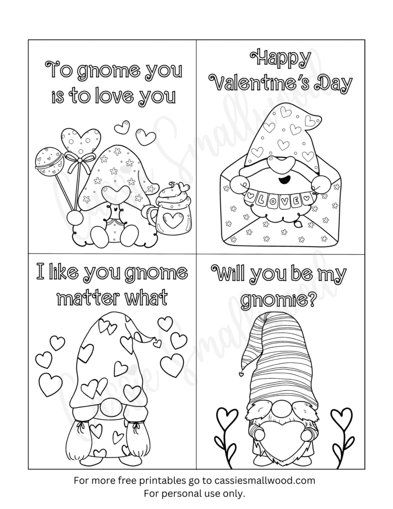 free valentine printables pdf