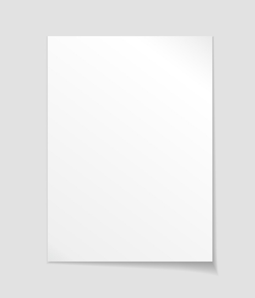 A Single Blank Sheet Of Paper 7 EBay