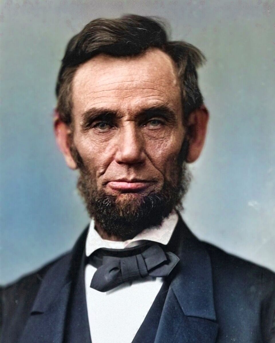 Abraham Lincoln Color Colorized Portrait Civil War 8x10 Photo Photgraph Picture EBay