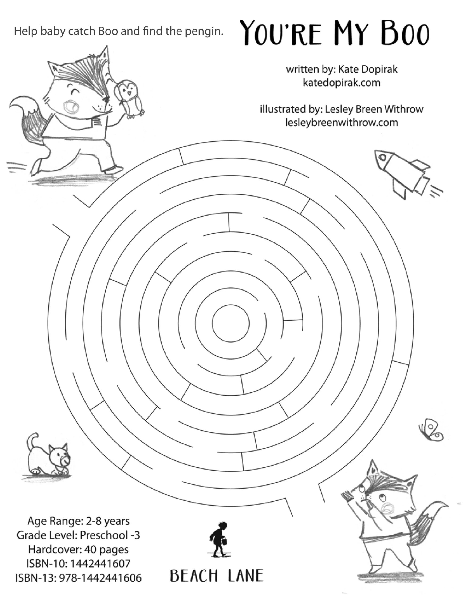 Activity Sheets BLOG Lesley Breen Withrow Illustration Design
