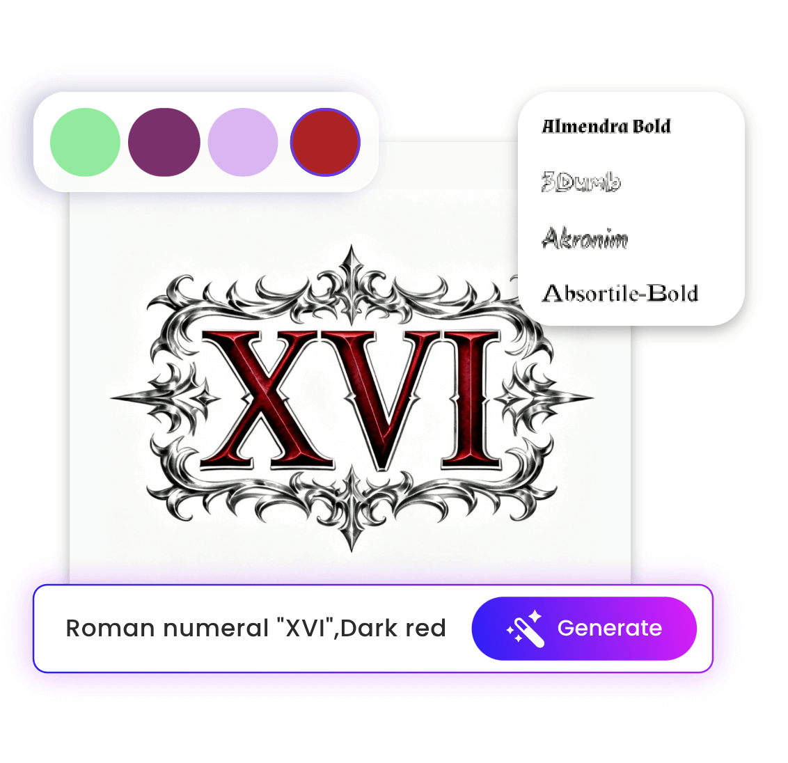 AI Roman Numeral Tattoo Generator Online For Free Clipfly