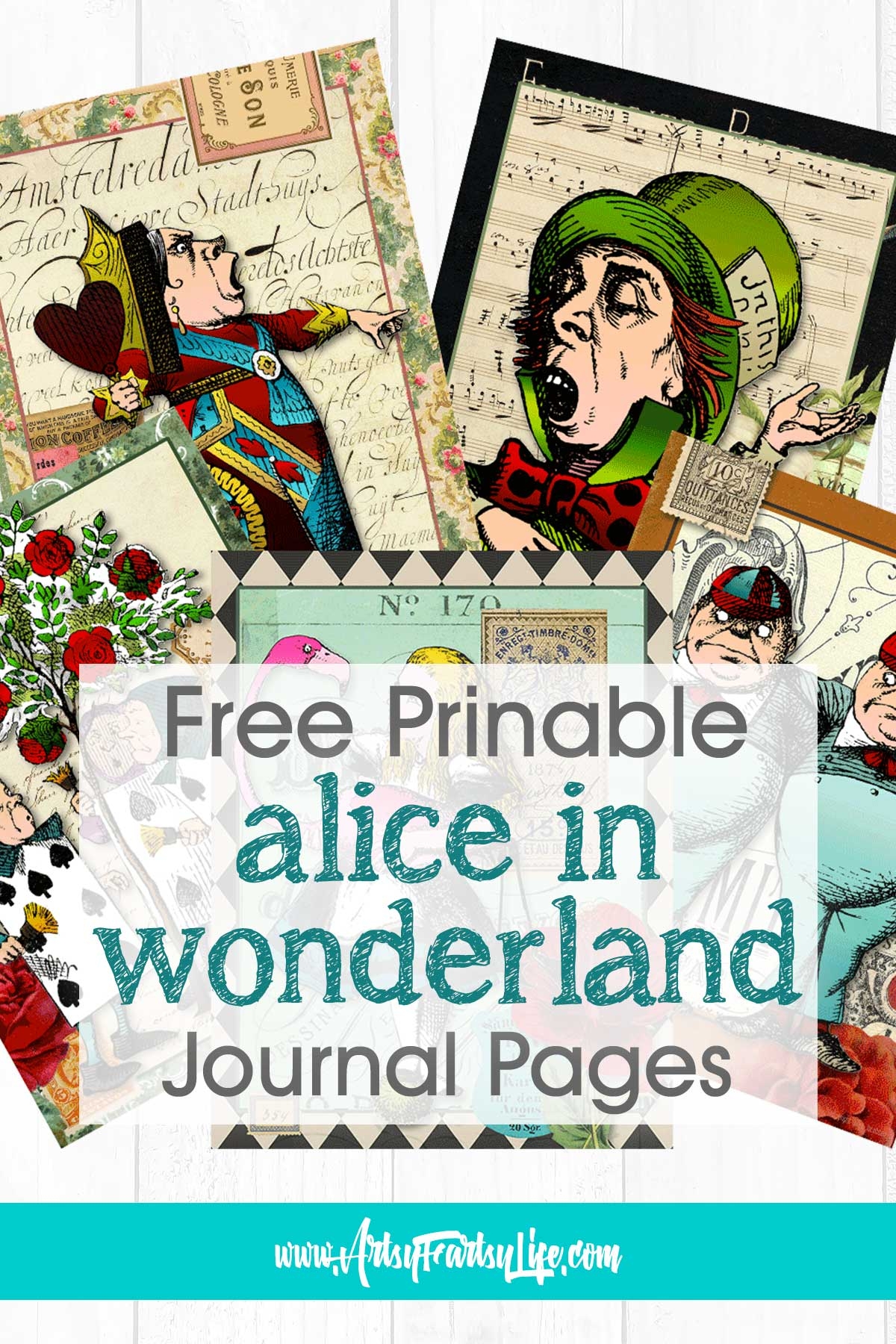 Alice In Wonderland Journal Pages Free Printable Artsy Fartsy Life Alice In Wonderland Journal Pages Free Printable Artsy Fartsy Life
