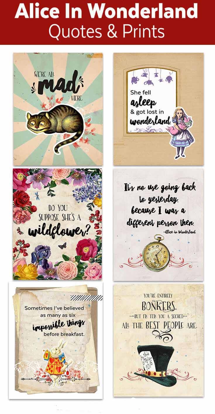 Alice In Wonderland Printables Ministering Printables