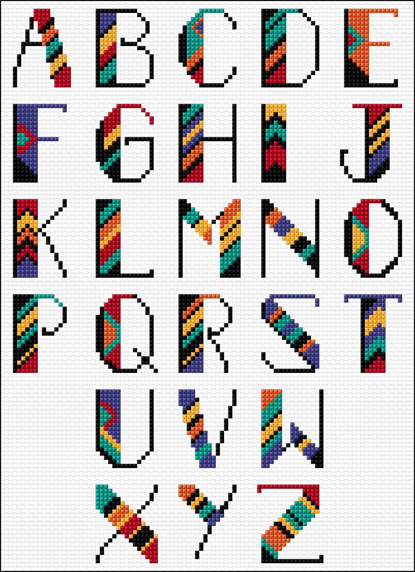 Alphabets Cross Stitch Patterns Shop Lesley Teare Alphabets Cross Stitch Patterns Shop Lesley Teare