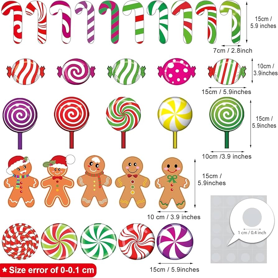gingerbread house candy printables