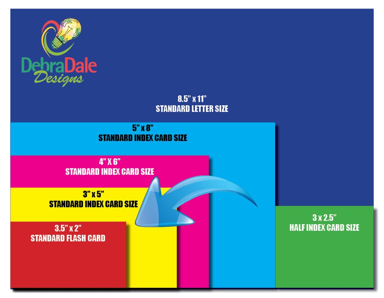 Amazon Debra Dale Designs Made RIGHT In The USA 3 X 5 Blank White Index Cards Study System 200 Cards 5 Bright Dividers Hole Punched Amazon Debra Dale Designs Made RIGHT In The USA 3 X 5 Blank White Index Cards Study System 200 Cards 5 Bright Dividers Hole Punched