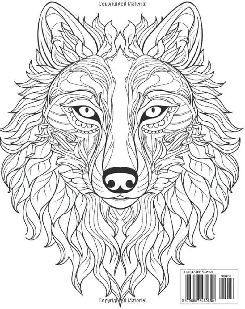 Amazon Mandala Wolves Coloring Pages For Adults Coloring Book For Adults Printable Stress Relief Anxiety Relief Gift Color Book Coloring Sheets Coloration By I Intricate Mandala Patterns For Adults 9798867452650 Stonely