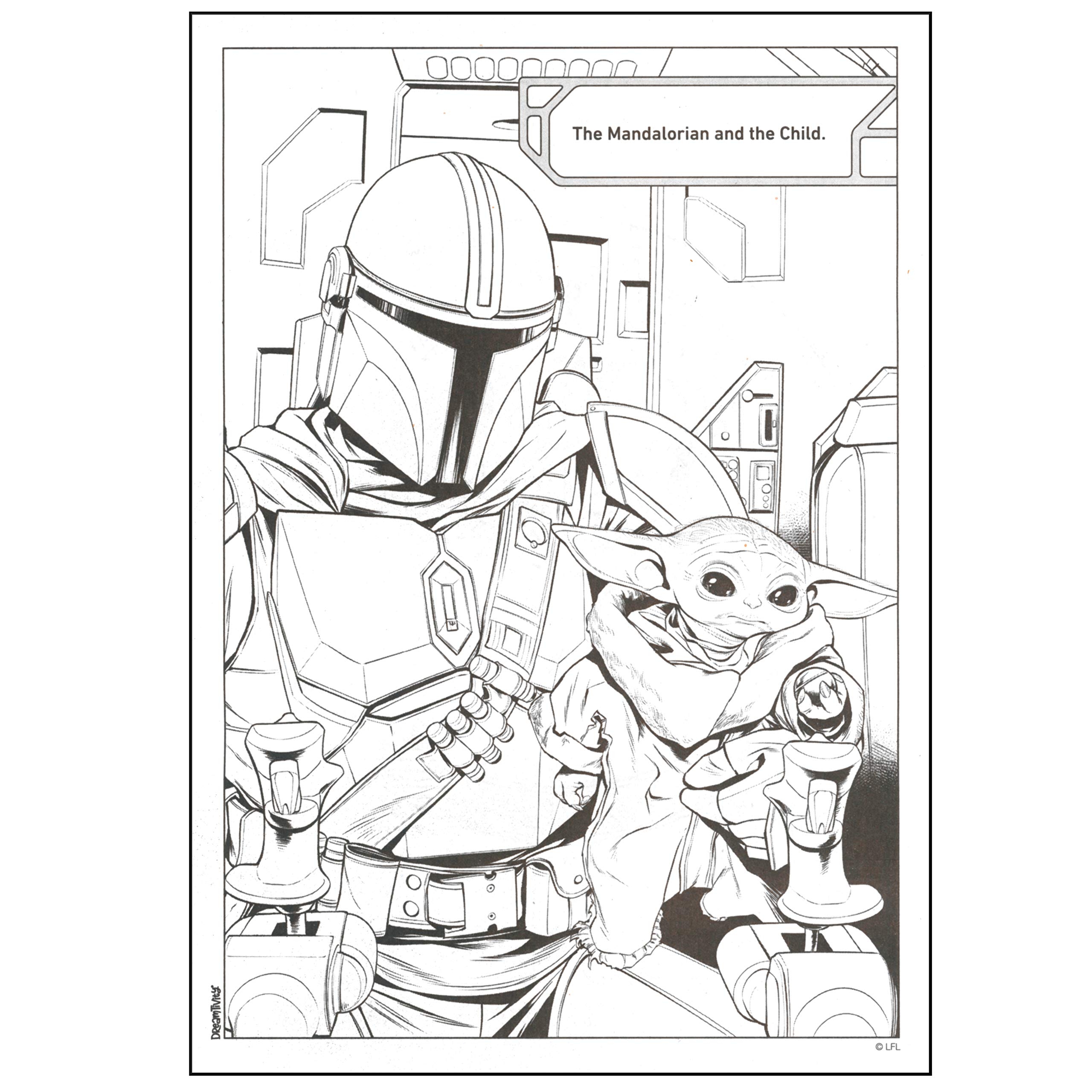 coloring pages of yoda