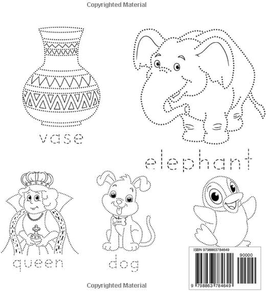 Amazon Trace And Color Tracing And Coloring Pages For Kids 9798863784649 Saleh Khuzaifa Saad Books