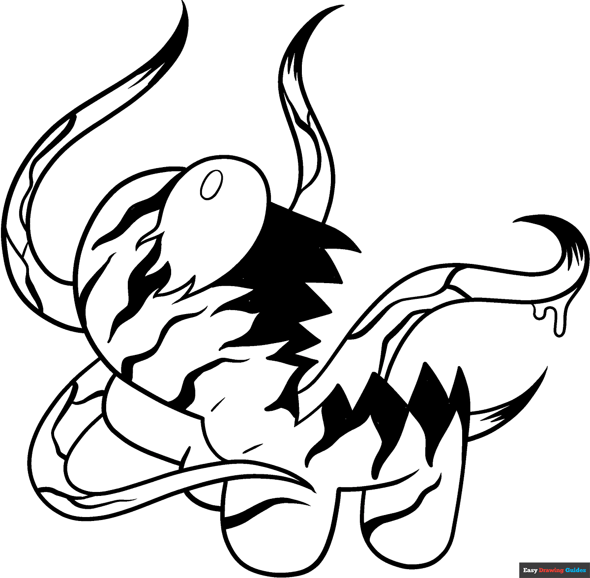 Among Us Carnage Imposter Coloring Page Easy Drawing Guides Among Us Carnage Imposter Coloring Page Easy Drawing Guides