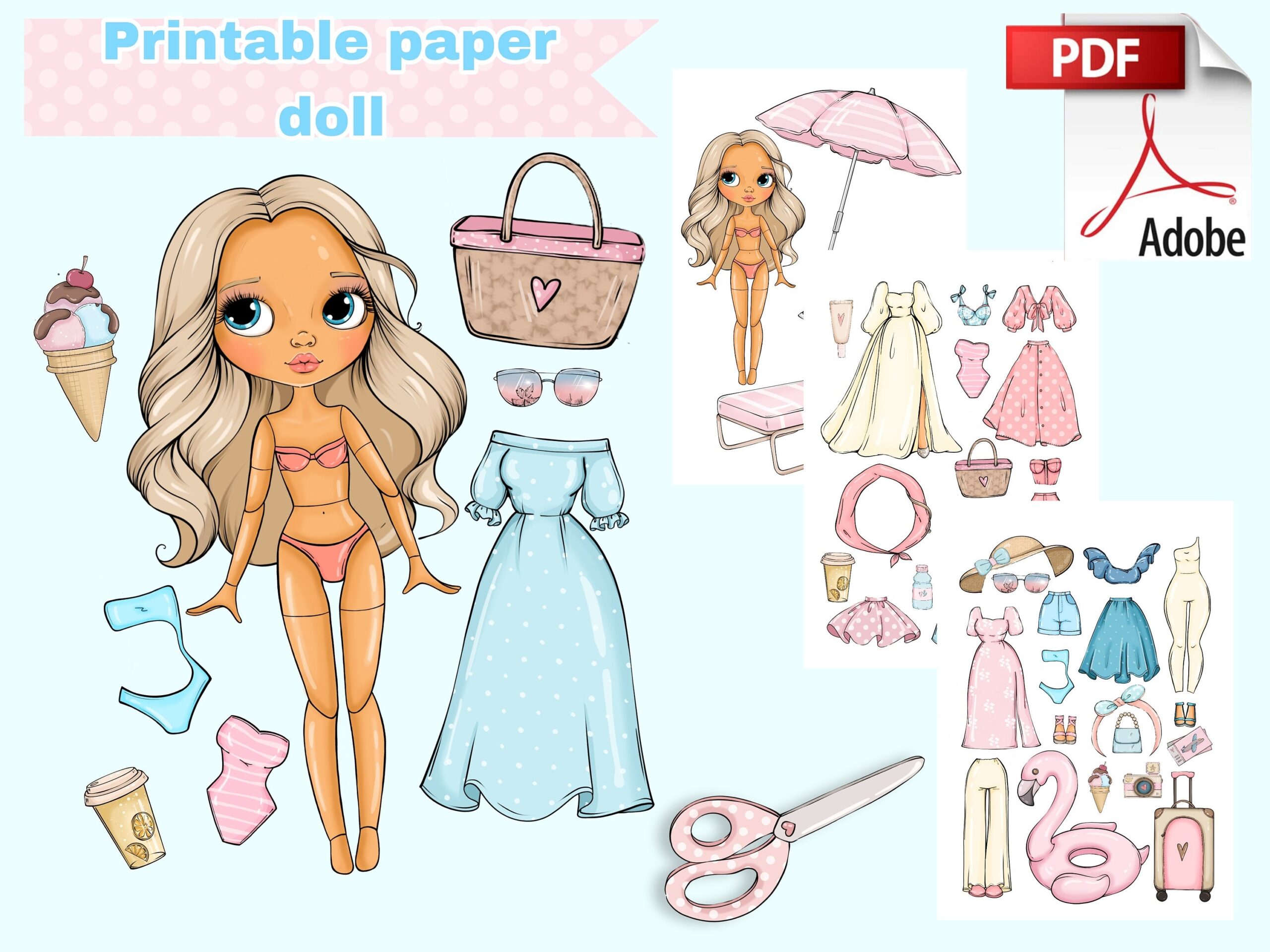 Angels Free Printable Vintage Paper Dolls Cut Out Paper Dolls