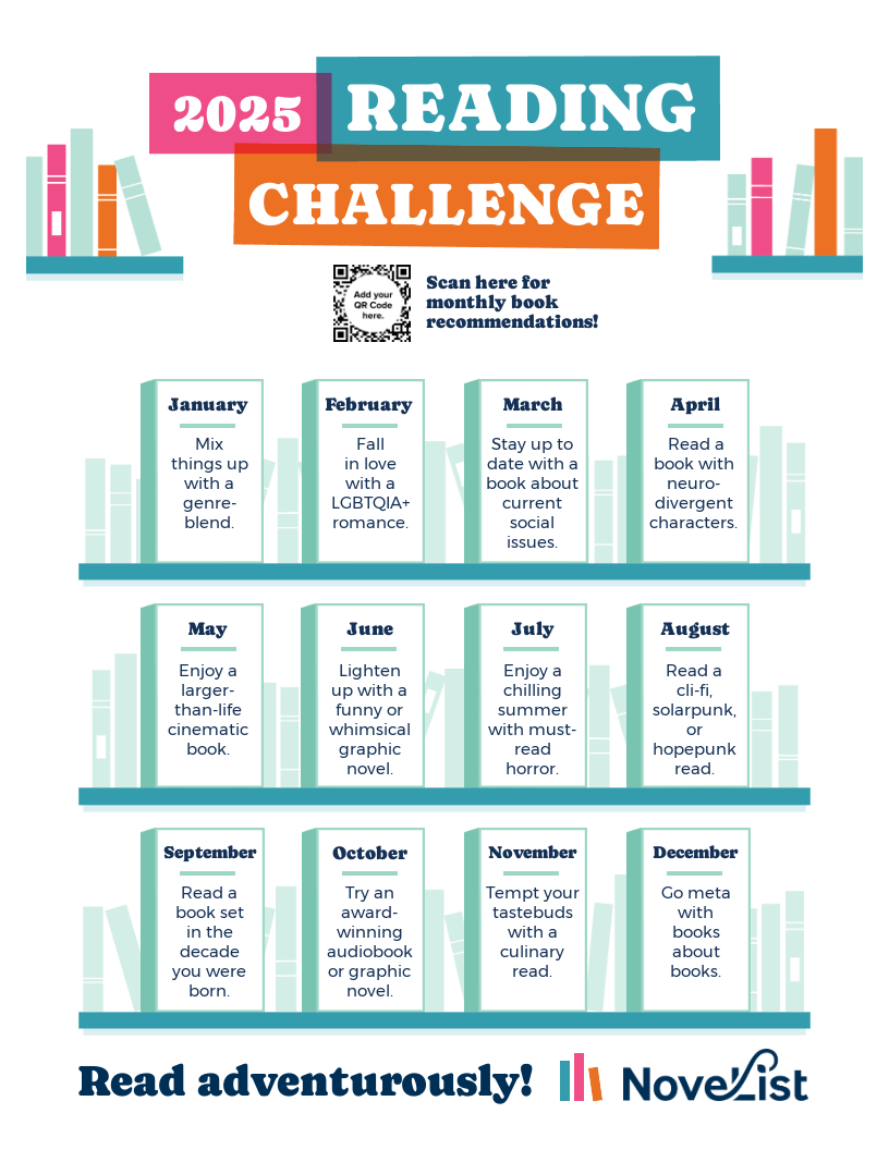 Announcing The 2025 NoveList Reading Challenge EBSCO