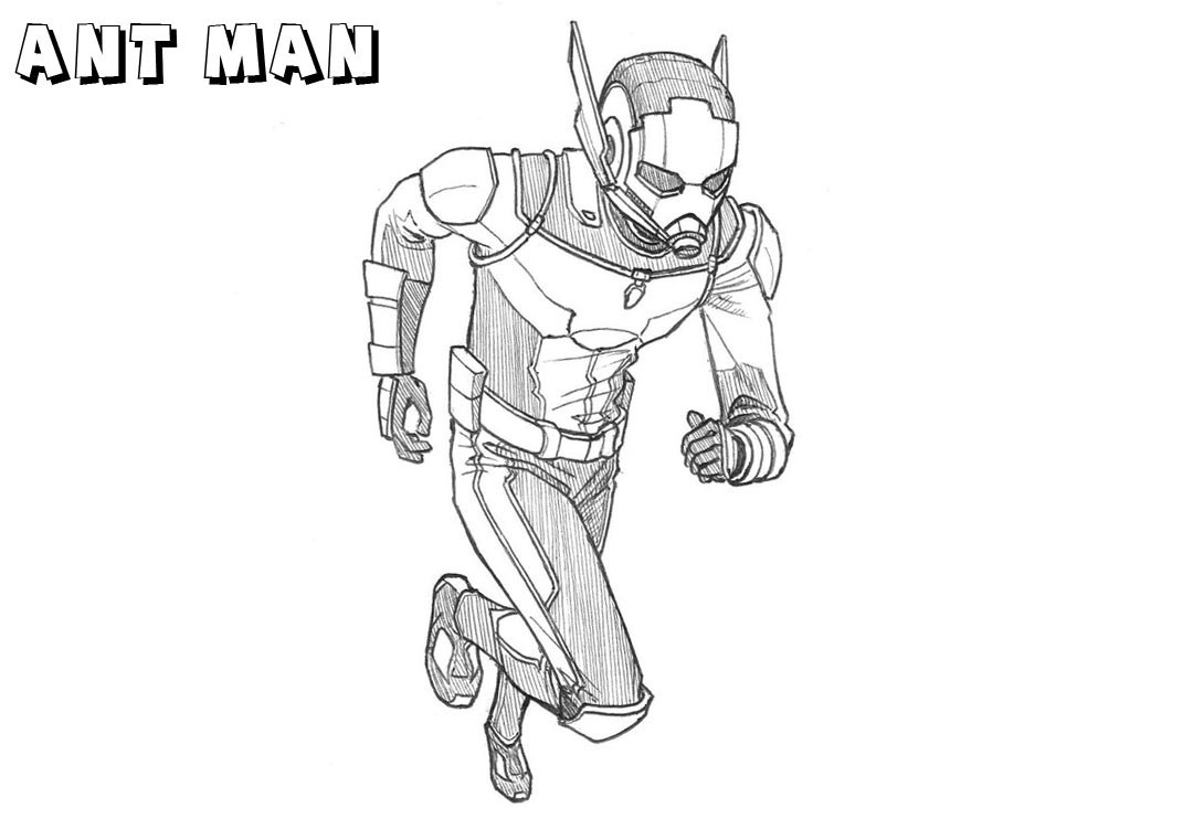 ant man coloring pages
