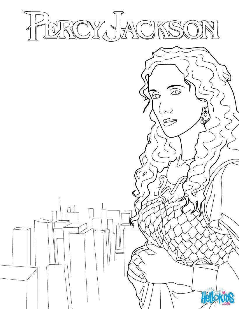 percy jackson coloring sheets
