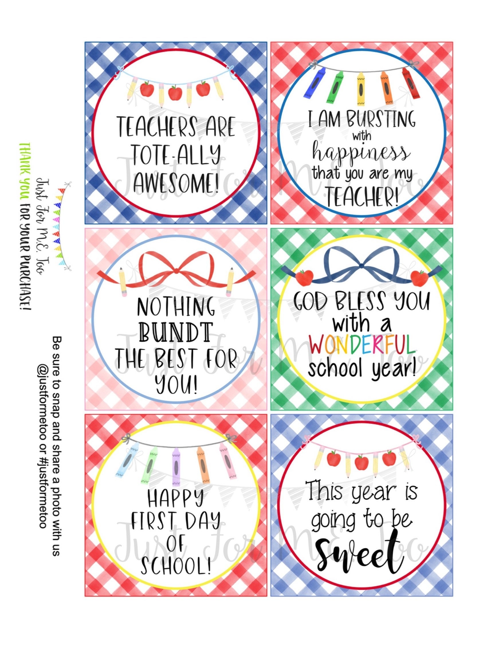 Back To School Printable Tags Instant Download Teacher Tags Square Gift Tags First Day Of School Teacher Gifts Small Gifts Treats Etsy Back To School Printable Tags Instant Download Teacher Tags Square Gift Tags First Day Of School Teacher Gifts Small Gifts Treats Etsy