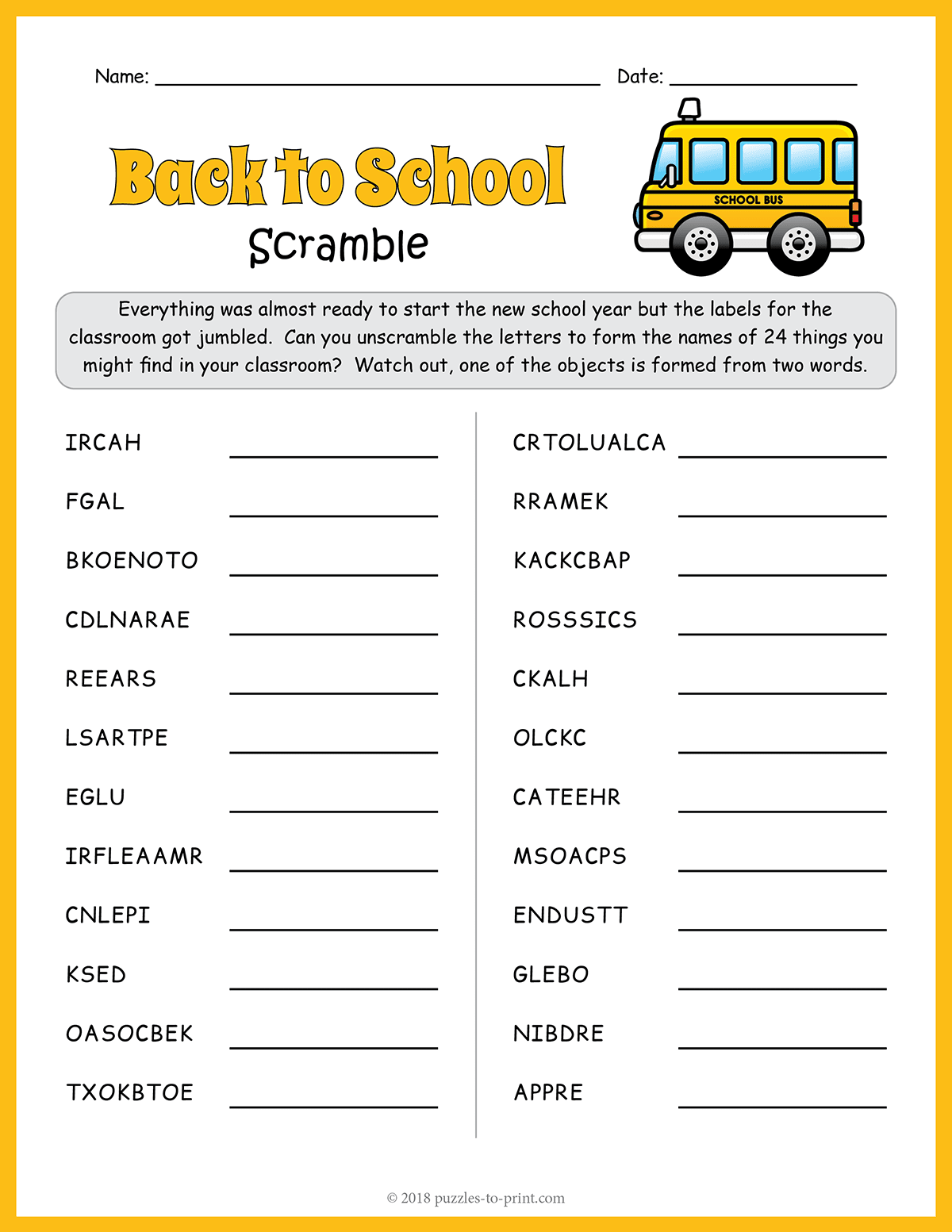 word scramble for kids word scramble for kids