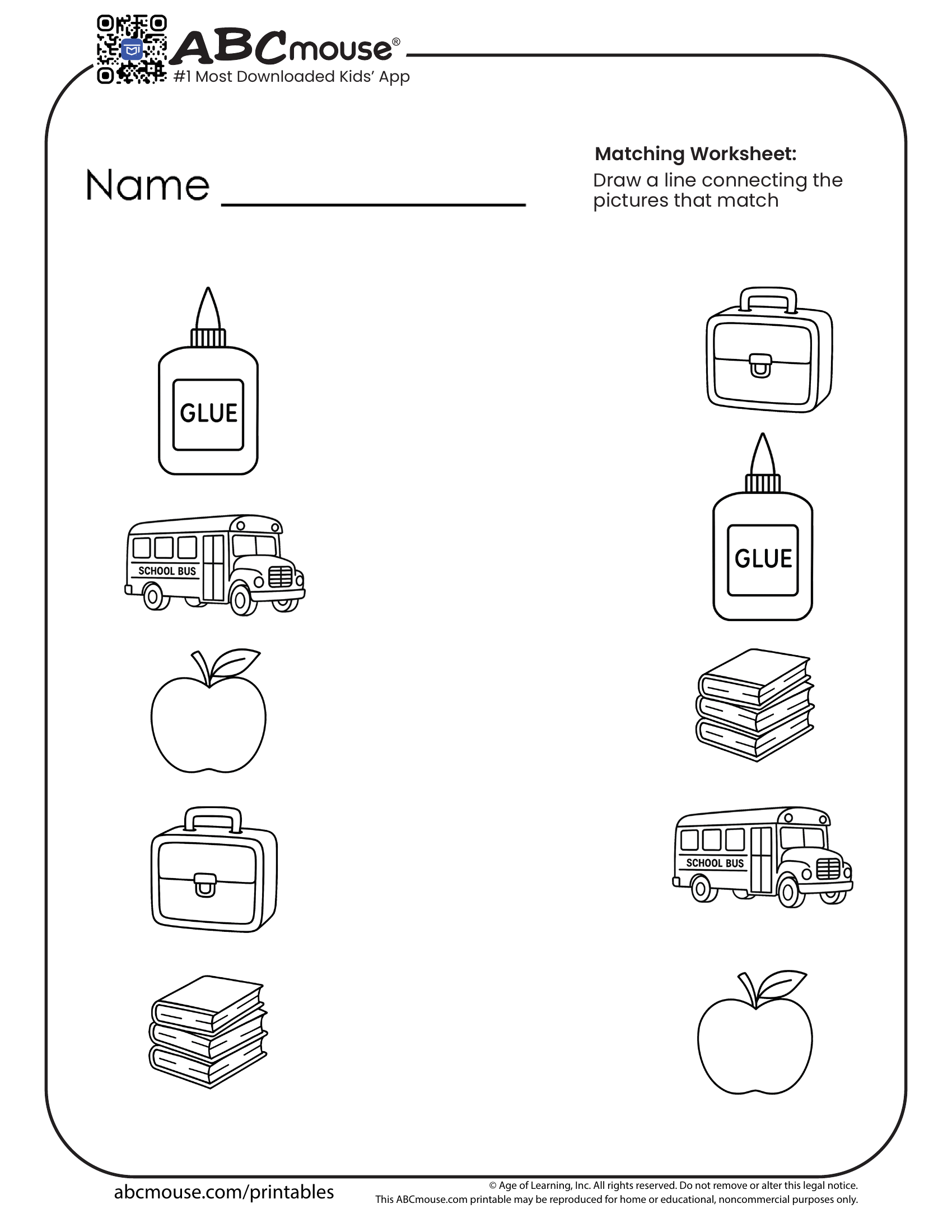 kindergarten free printable worksheets