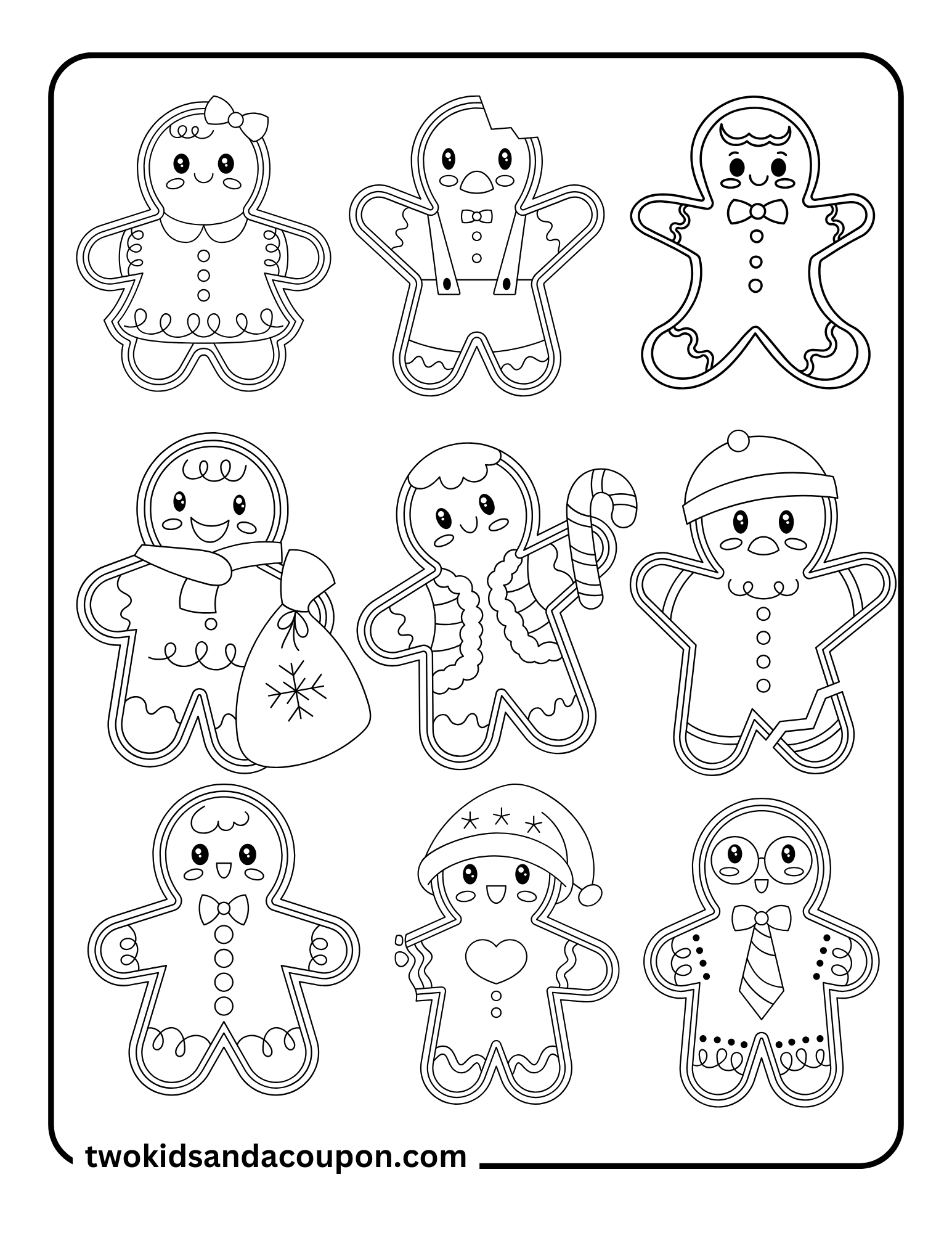 Bake Up Some Fun With Christmas Cookie Coloring Pages Bake Up Some Fun With Christmas Cookie Coloring Pages