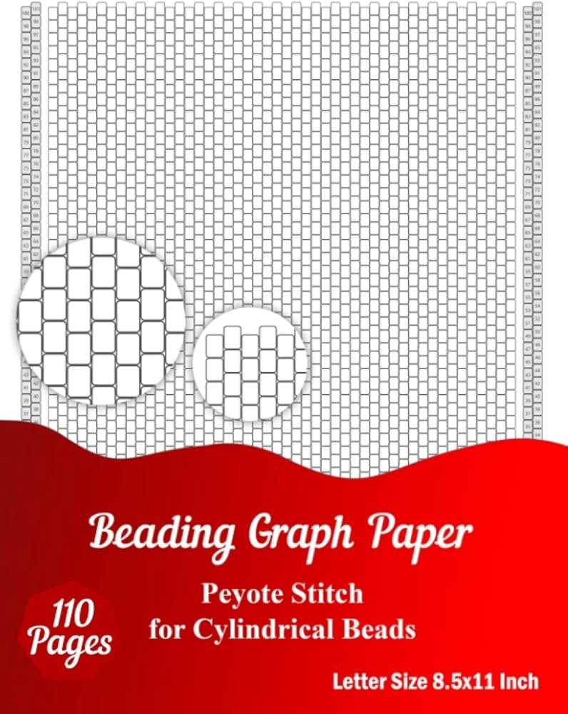 Beading Graph Paper Peyote Stitch Graph Paper For Cylindrical Beads Pattern To Create Your Own Beadwork Designs Everhan Robin 9798828281275 Amazon Books Beading Graph Paper Peyote Stitch Graph Paper For Cylindrical Beads Pattern To Create Your Own Beadwork Designs Everhan Robin 9798828281275 Amazon Books