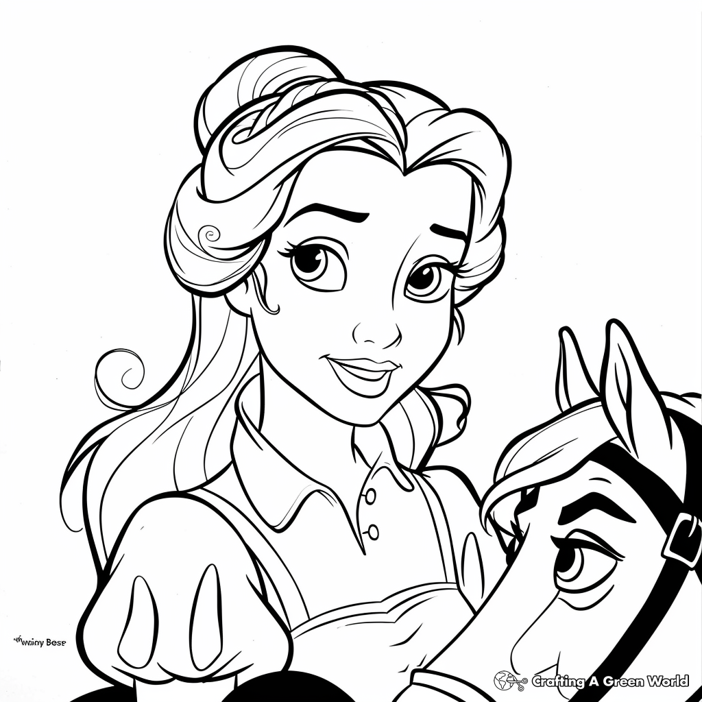 Beauty And The Beast Coloring Pages Free Printable Beauty And The Beast Coloring Pages Free Printable