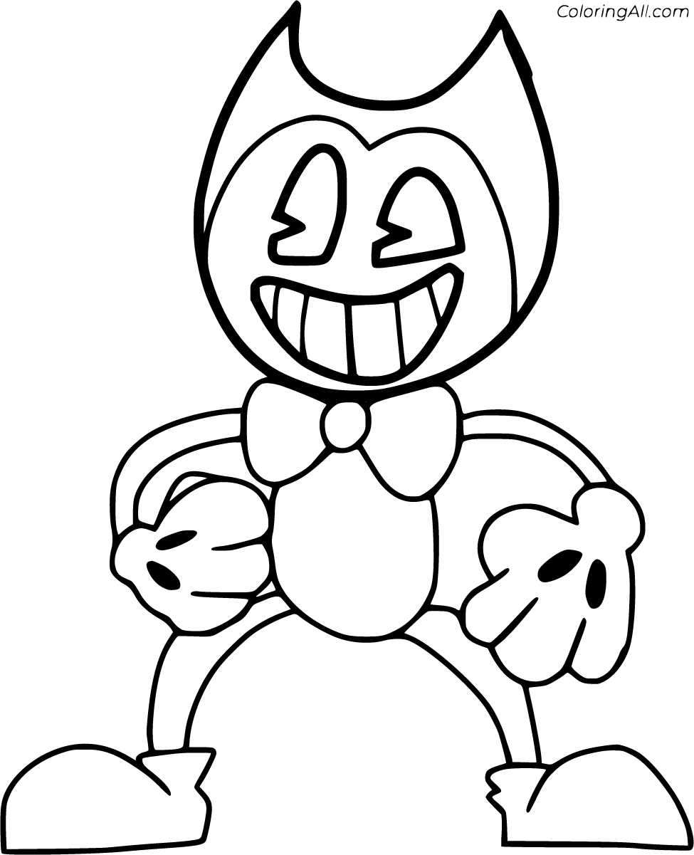Bendy Coloring Pages 25 Free Printables ColoringAll