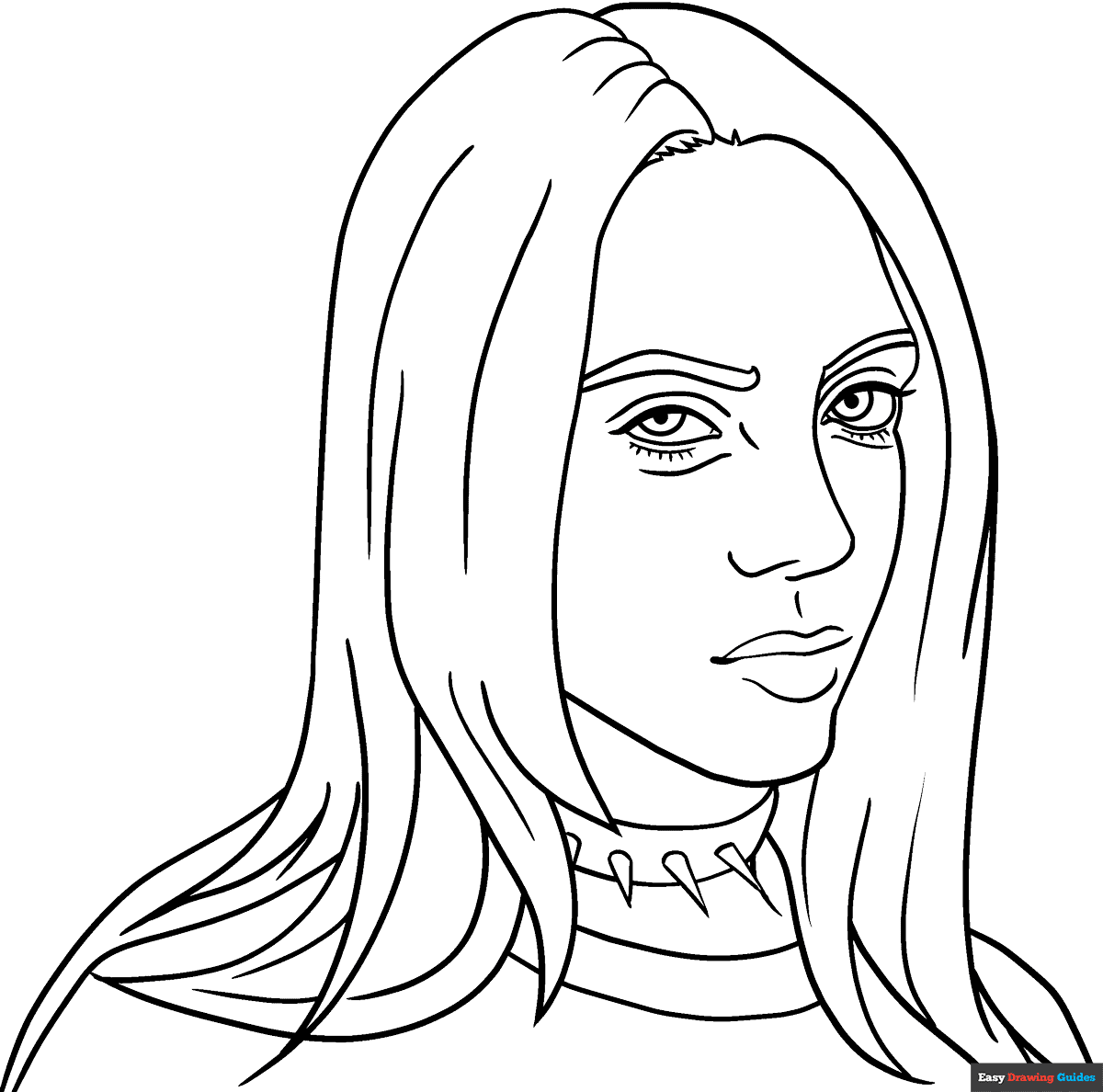 billie eilish color pages