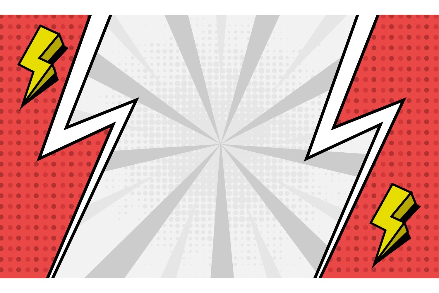 Blank Red Comic Book Frame Background Template Blank Red Comic Book Frame Background Template