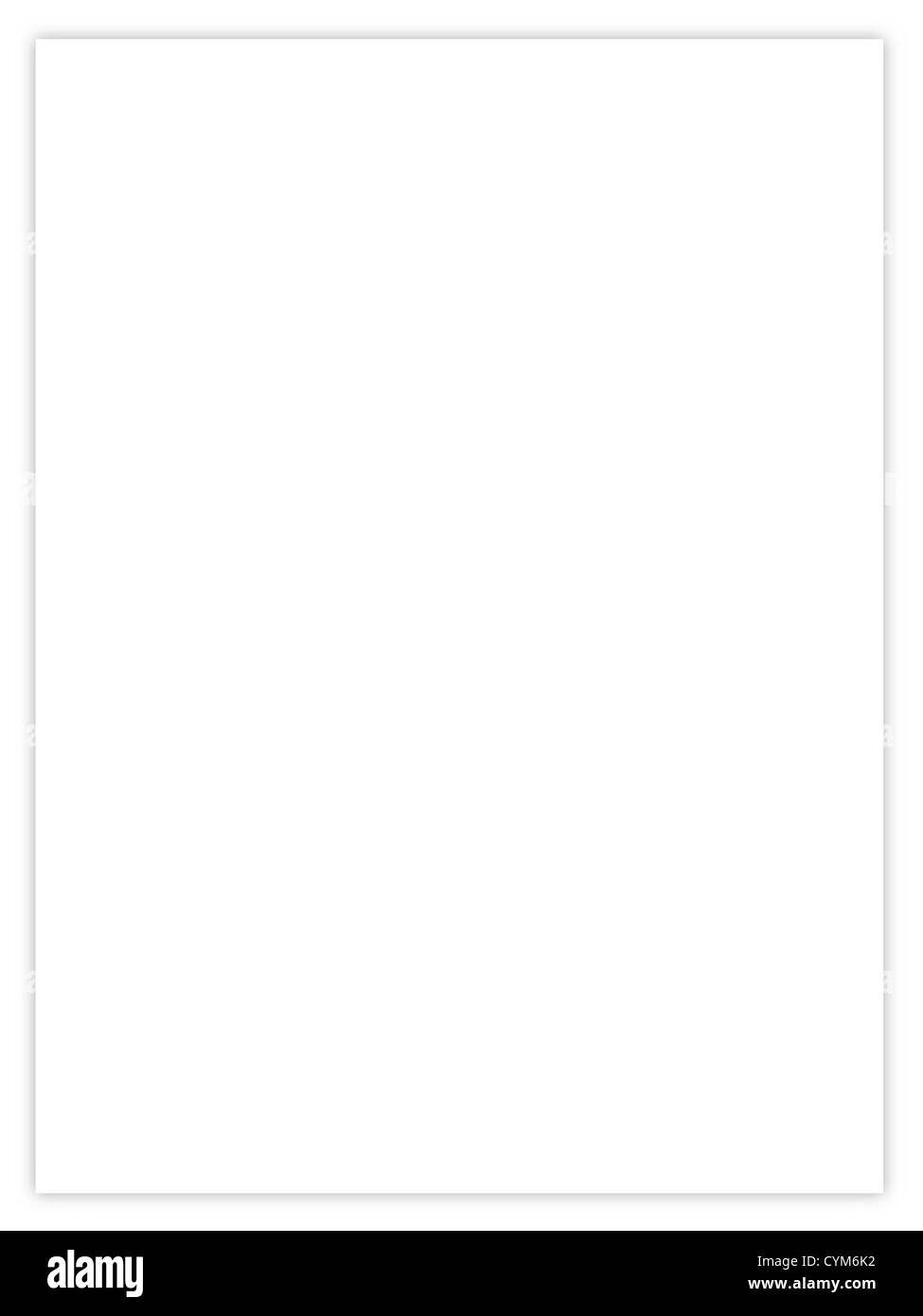 Blank Sheet Of Paper With Empty Copyspace For Text Stock Photo Alamy Blank Sheet Of Paper With Empty Copyspace For Text Stock Photo Alamy