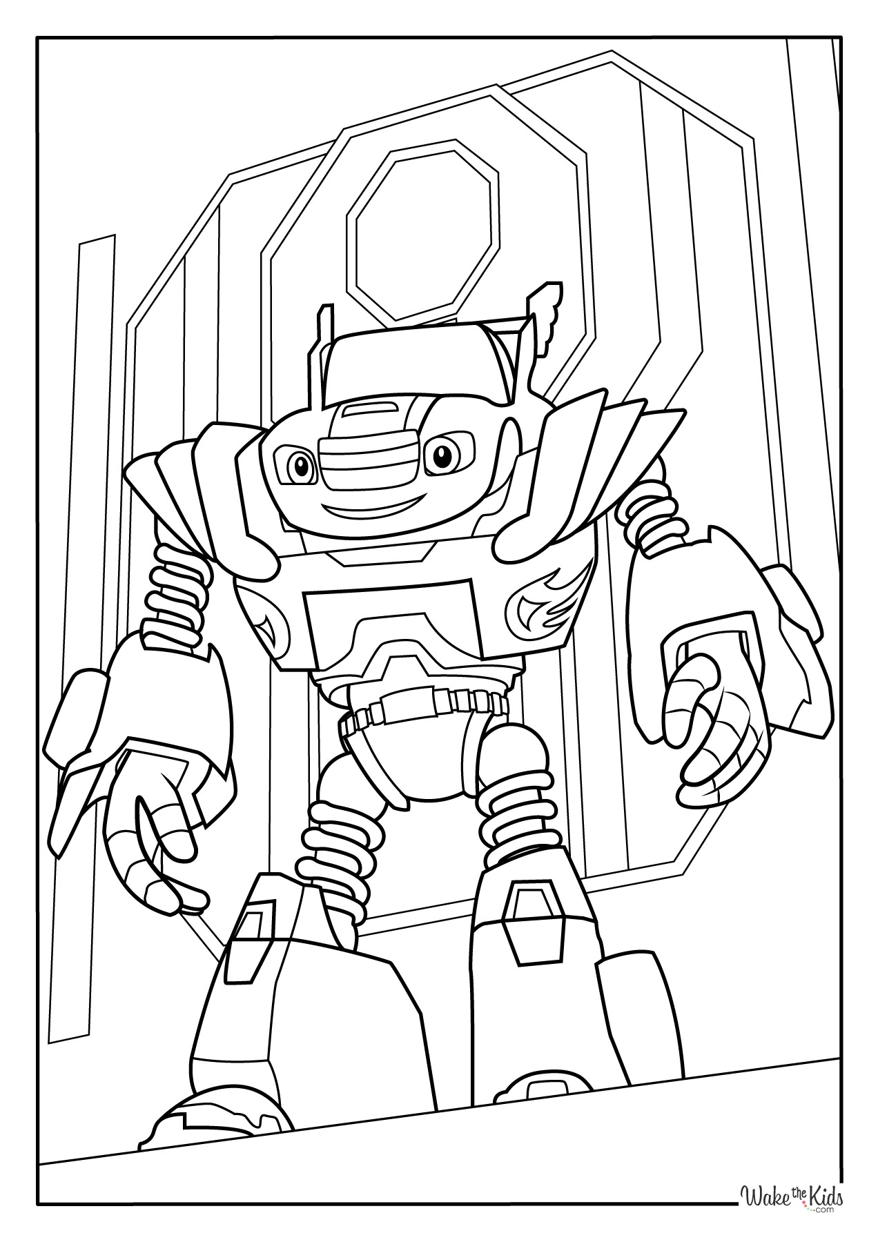 Blaze And The Monster Machines Coloring Pages Free Printable PDFs WakeTheKids