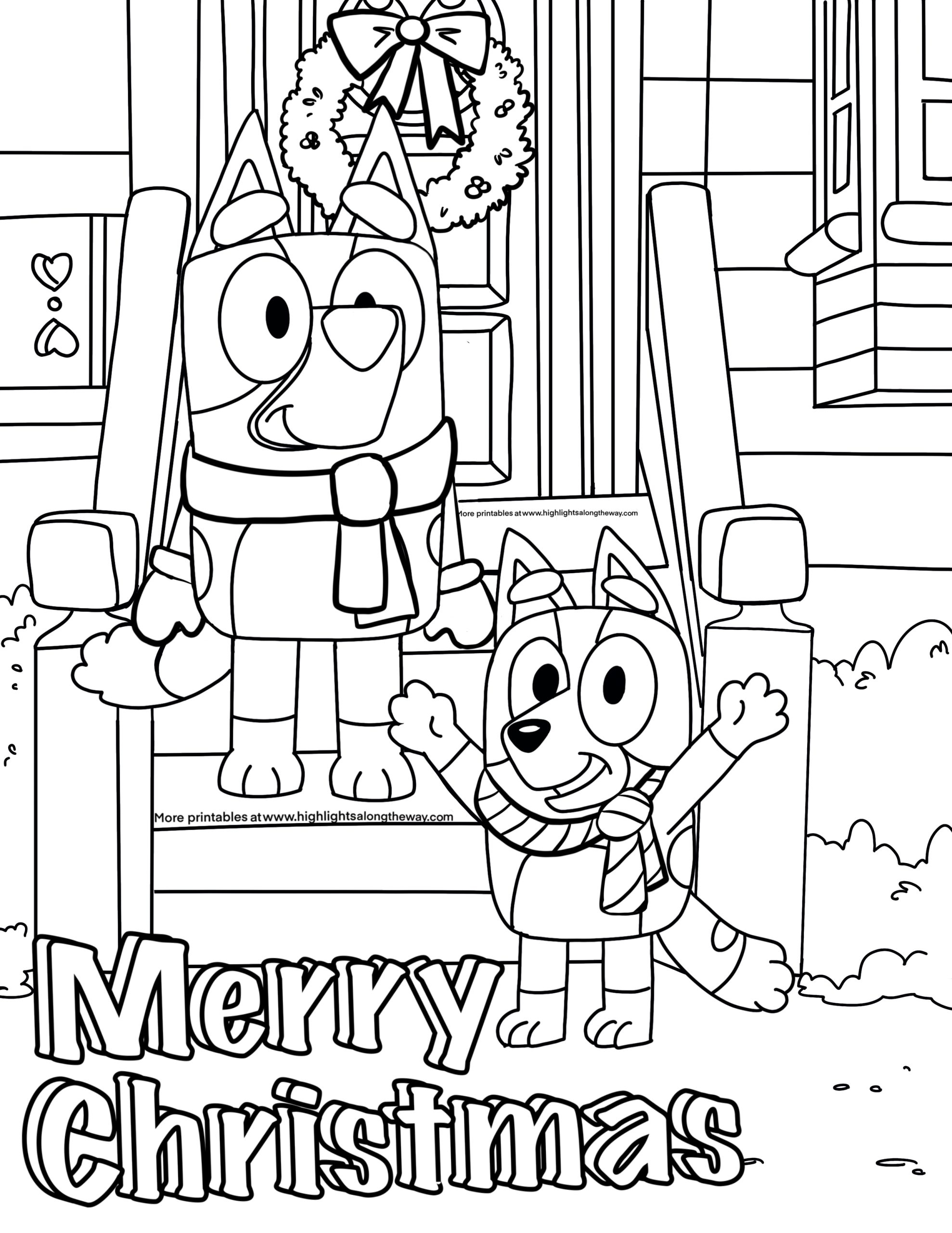 bluey printable coloring pages bluey printable coloring pages