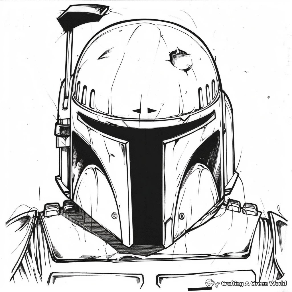 Boba Fett Coloring Pages Free Printable