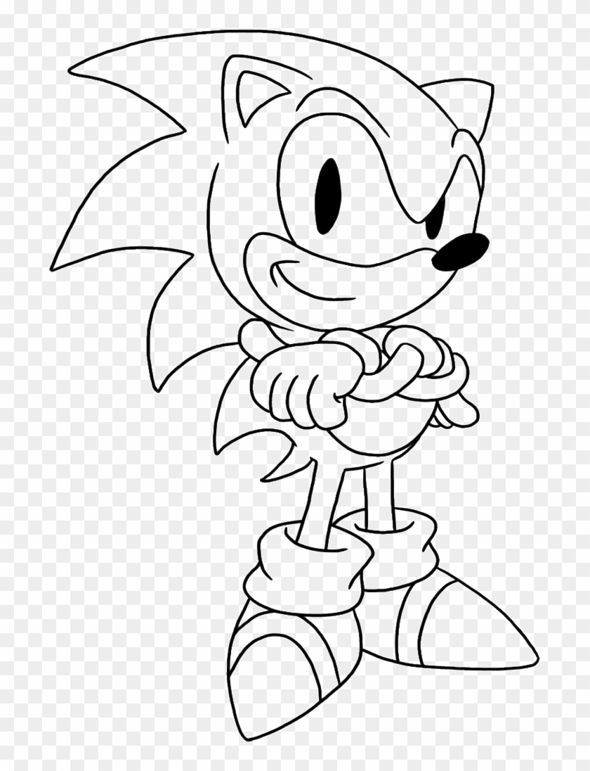 Bonito Handy Manny Para Colorear Bosquejo Classic Sonic Coloring Pages Free Transparent PNG Clipart Images Download