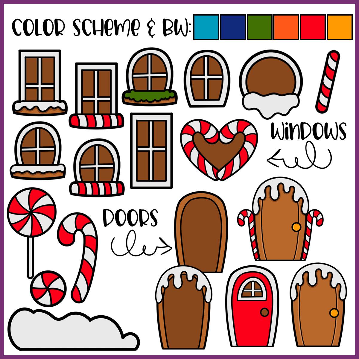 Build A Gingerbread House Clip Art Made By Teachers
