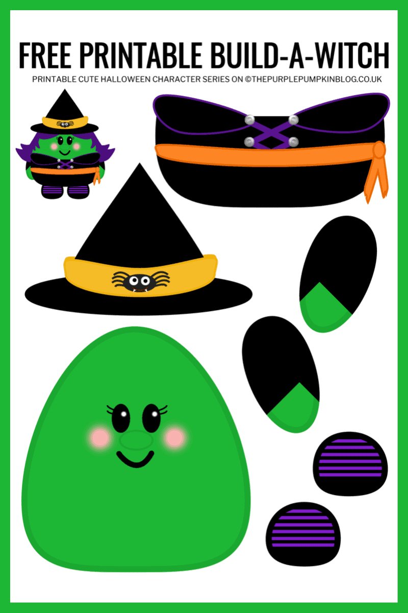 printable halloween cut and paste