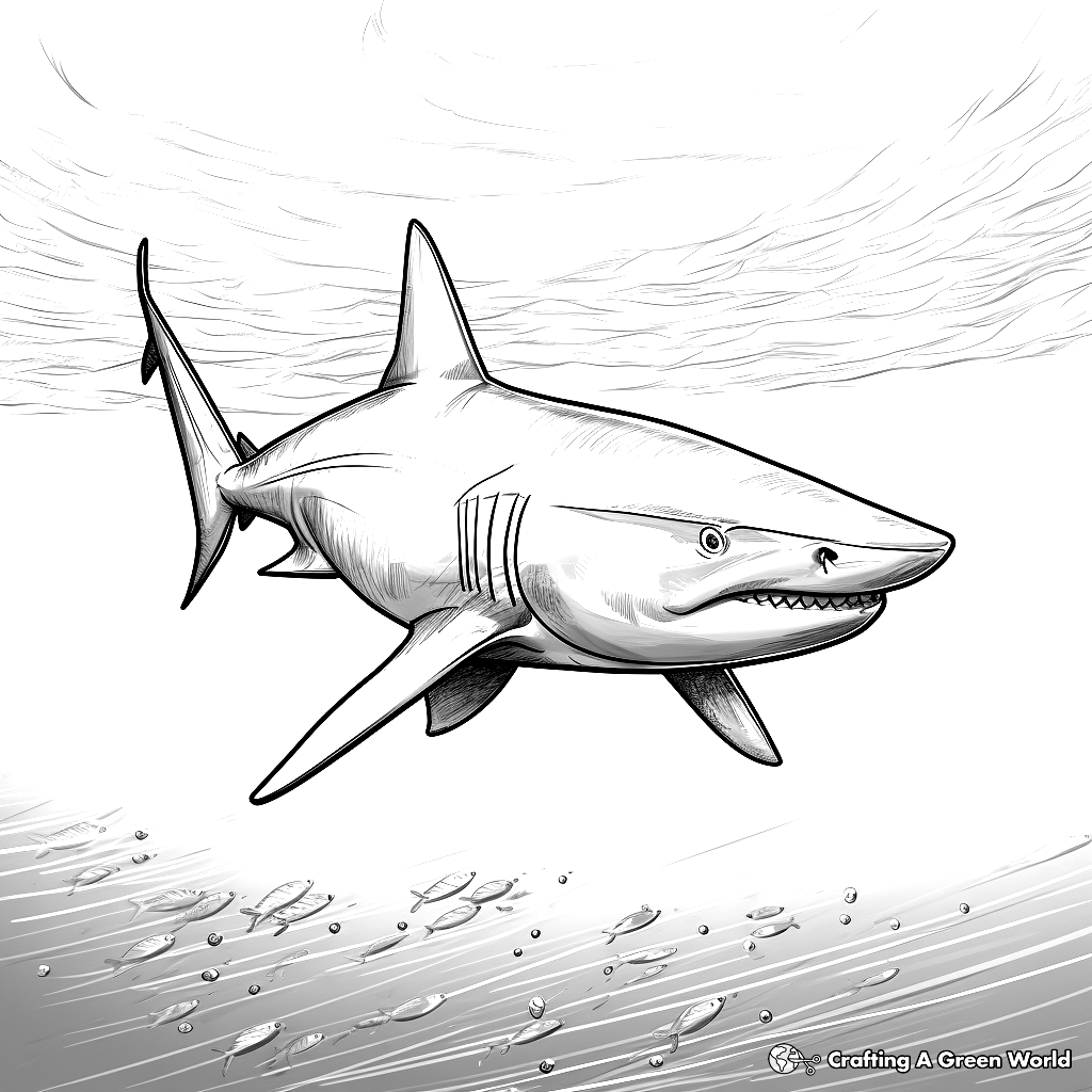 Bull Shark Coloring Pages Free Printable Bull Shark Coloring Pages Free Printable