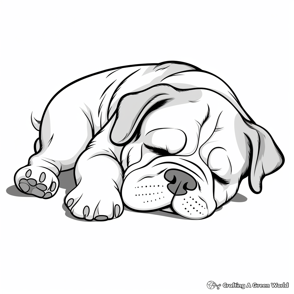 Bulldog Coloring Pages Free Printable 
