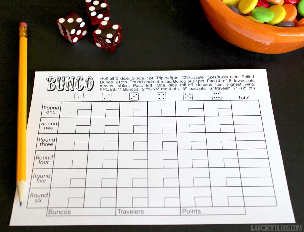 free bunco printable score sheets free bunco printable score sheets